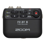 Gravador Bluetooth Portátil Zoom F2 Bt, Microfone, Cor Lapela, Cor Preta