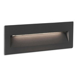 Embutido De Muro Led Studio Rectangular 8w Luz Cálida Ip65