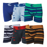 Pack X6 Boxer Calzoncillo Niño Eyelit De Modal 4650/4652