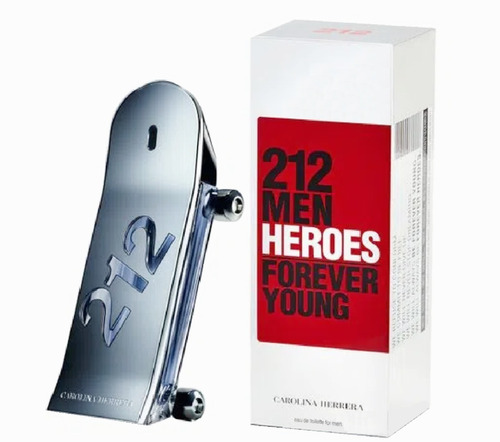 212 Men Heroes Carolina Herrera  90ml Edt Perfume Original.