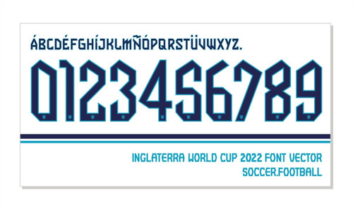 Tipografía Inglaterra Font Vector 2022 Archivo Ttf, Eps