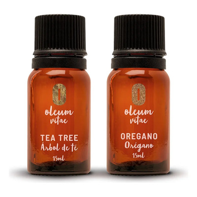 Kit Aceites Esenciales Orégano Y Árbol De Té 15ml, Puros | Meses sin interés