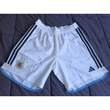 Selección Argentina Afa adidas Shorts Blanco Tela Utilería M