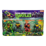 Set Tortugas Ninjas X4 Personajes Con Splinter - Mercadoshop