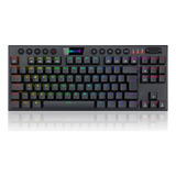 Teclado Mecânico Low Profile Redragon Horus Tkl Sw Brown