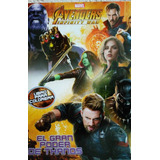 Avengers Infinity War Paq 50 Libros Iluminar Colorear Marvel