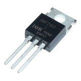  5 Unidades Mosfet Irf740 N-chanel To-220 400v 10a