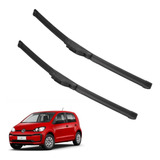 Kit 2 Escobillas Delanteras Flex Goma Vw Up 2014 A 2021