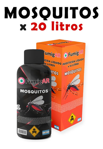 Insecticida Liquido Para Fumigar Mosquitos Veneno Mata X20l