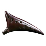 Qianyuu 12 Buracos Warped-tail Cerâmica Ocarina Alto C