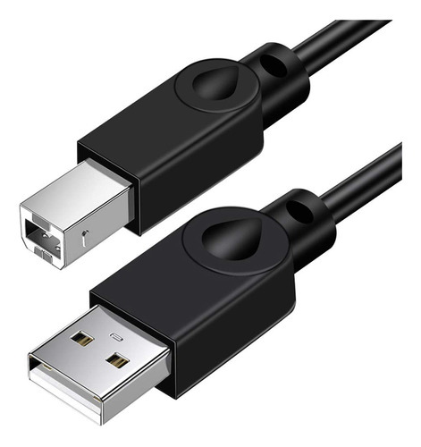 Cable De Impresora Usb De 5 Pies, Usb 2.0 A-macho A B-macho,