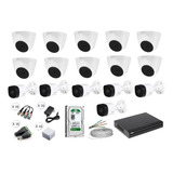 Kit 16 Cámaras De Seguridad Dahua 1080p Hd + Dvr 16 Canale