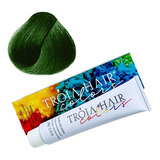 Kit Tintura Tróia Hair  Profissional Troia Colors Tom #0.13 Corretor Verde