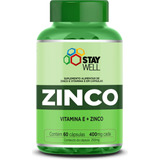 Zinco Quelato Com Vitamina E - 100% Puro E Concentrado Alta Absorção - 60 Cápsulas