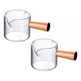 2 Tazas Medidoras Para Tazas De Café Espresso Con Mango De M