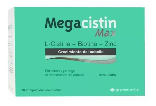 Megacistin Max Fortalecedor Anti Caida Cabello 30 Comp