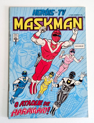 Maskman - Hq / Gibi Nº 7 De 1992 / Editora Abril Original