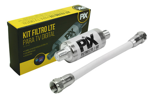 Booster Kit Filtro Contra Interferência 4g Tv Digital Hd Lte