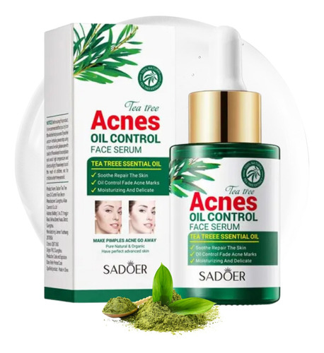 Serum Cuidad Facial Ácido Salicílico Té Verde Control Acné F