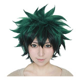 Rolecos Izuku Midoriya Peluca Deku Anime Cosplay Corto Peluc