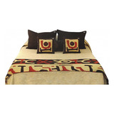 Combo De Pie De Cama De 1,80 M Y 2 Almohadones 50 X 50 Cm