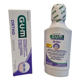 Enjuague + Pasta Gum Ortho Evita Manchas Caries Con Brackets