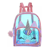 Mochila De Unicornio Transparente De Tpu De Nuevo Color