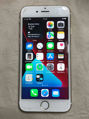 iPhone 6s Dorado 64gb Ios 15.7 Cambiar Batería 70%