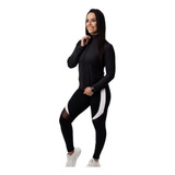 Corta Vento Jaquetinha E Calça Legging Conjunto Feminino