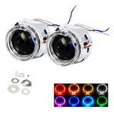 2.5 Pulgadas Hd Bixenon Proyector Lente Rgb Led Ángel Ojos C