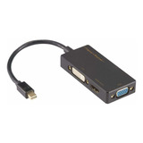 Siig Adaptador Mini Displayport A Vga/dvi-d/hdmi 4k 3 En 1 .