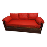 Divan Cama 1pza + Carrito, Colchones, Almohadones Y Funda