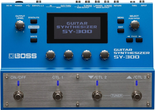 Boss Sy-300 Sintetizador De Guitarra Polifónico Análogo