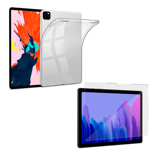 Carcasa  + Lamina Para iPad 11 / iPad 11 Pro M1 Transparente