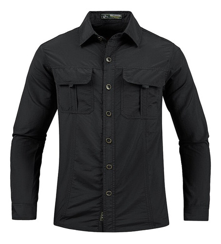 Camisa Táctica Militar Para Hombre, Transpirable E Impermeab