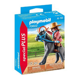 Playmobil Jinete Del Oeste Con Caballo 70602