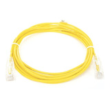 Patch Cord Cable De Parcheo Slim Utp Cat6 3 M Amarillo