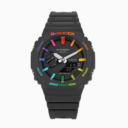 Reloj Casio Gshock Black Rainbow Ed Rml Ga2100 Ga 2100