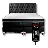 Cama Box Queen D45 Controle Massageador Bio Cabeceira 2 Trav