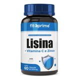 Suplemento Em Cápsulas De Lisina + Vitamina C + Zinco Fitoprime Pote 60 Cápsulas
