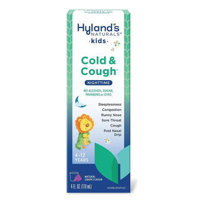 Hyland's Jarabe Nocturno Para La Tos Para Niños Sabor Uva | Envío gratis