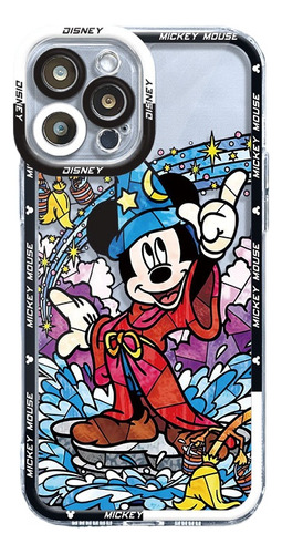 Funda De Teléfono Para iPhone 15 11 14 13 12 Mickey Minnie M