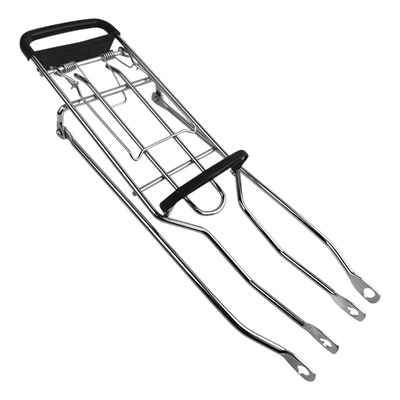 Parrilla De Acero Cromada Porta Bultos Para Bicicleta R26 | MercadoLibre