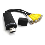 Tarjeta Capturadora Usb Easycap Dvr 4 Canales Seguridad Cctv