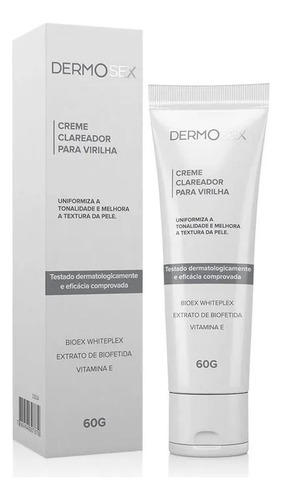 Creme Clareador Para Virilha E Axilas Dermosex 60g Unissex