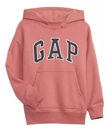 Gap Sudadera Logo Bordado Indigo Unisex Talla 8, 10 Original