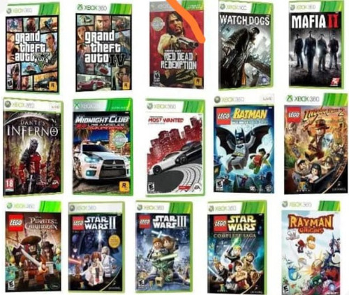 Kit Jogos Completos Xbox 360