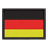 Patch Bordado Bandeira 7x5cm Alemanha - País