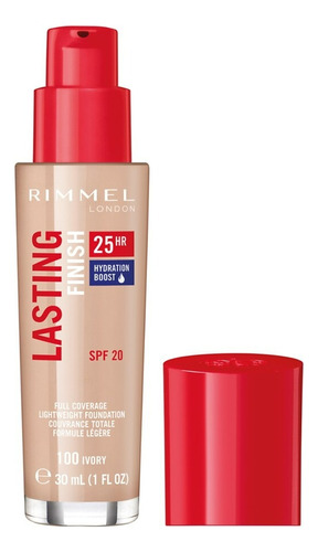 Rimmel  Lasting Finish Foundation 25 Horas Base De Maquillaje Líquida Tono 100