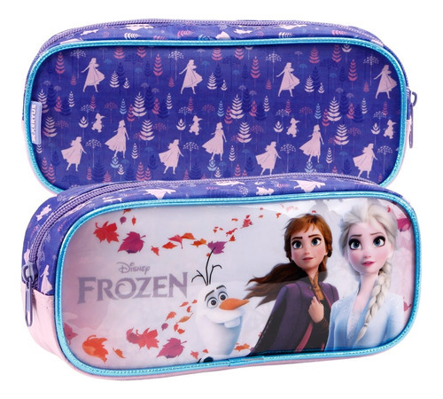 Estojo Escolar Frozen Bolsa Infantil Menina Simples Disney